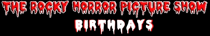 Rocky Horror Picture Show Birthdays Logo