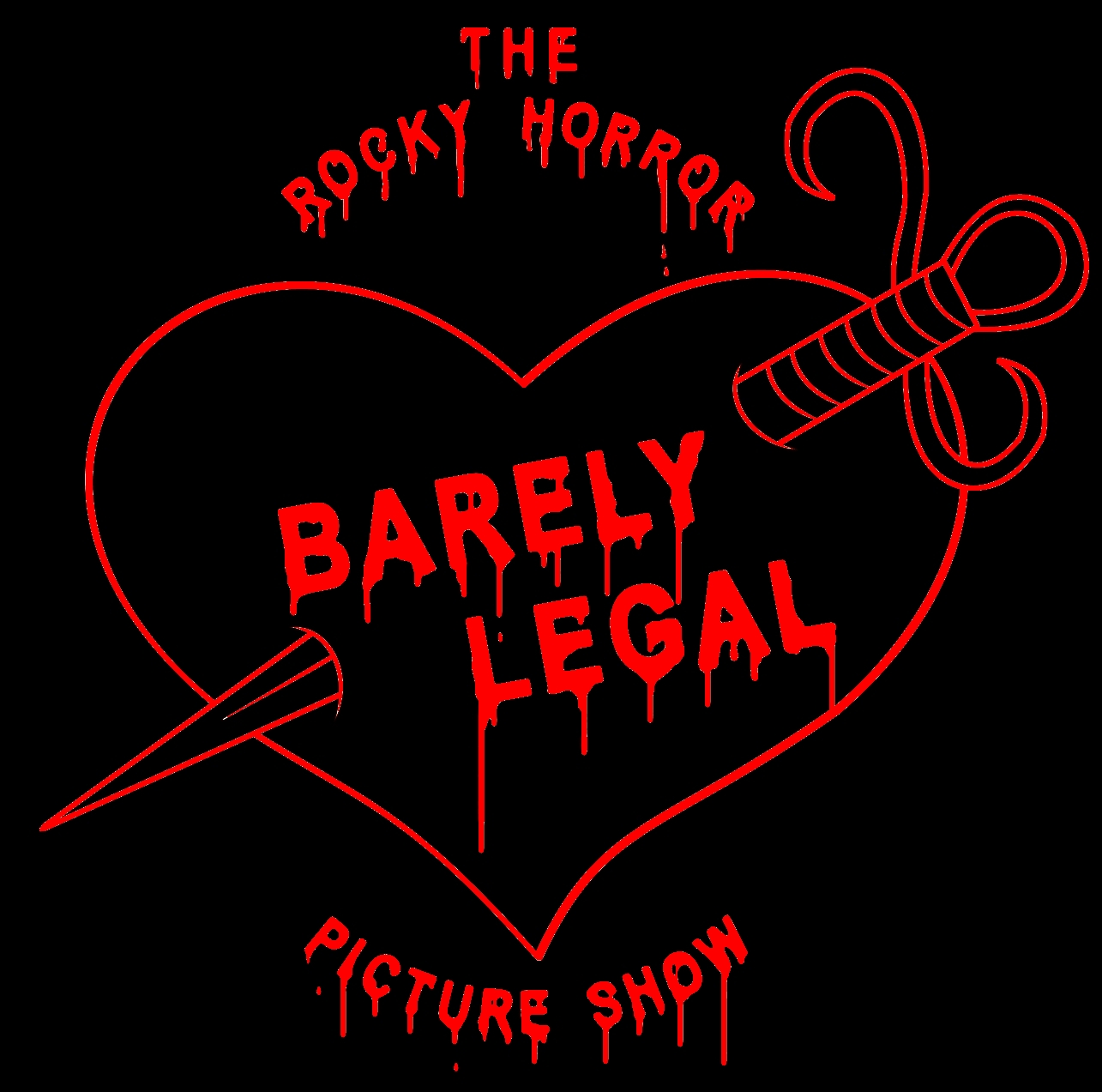 Barely Legal Rocky Horror Logo